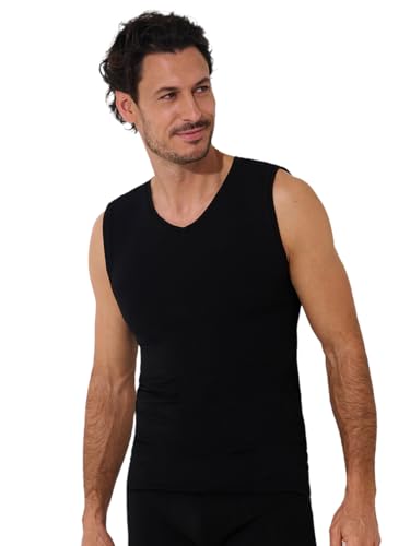 Lisca Herren Tanktop Odysseus 031012 Gr. XXL in Black