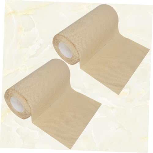 Papel absorbente de cocina biodegradable de pulpa de bambú Hemobllo 2 rollos 6