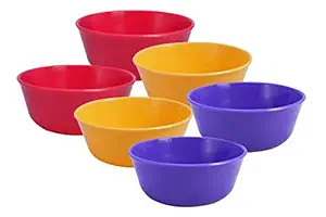 Sigma 500 Microwave Safe Multipurpose Bowls, Set of 6, Violet Color