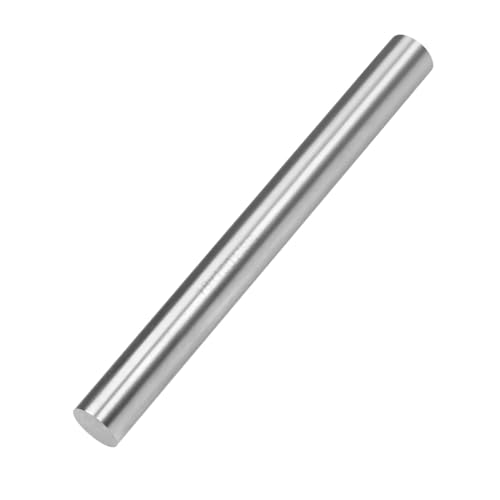 Youzzei Varilla redonda de acero, barra de metal de 18 mm x 150 mm, barra de torno de acero de alta velocidad mejorada para tornos de taladro de engranajes de eje, máquina perforadora, torneado en