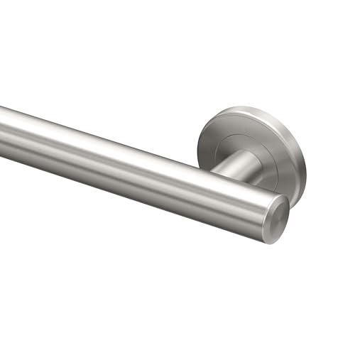 Image of Gatco 897 Latitude II 48-Inch Grab Bar - ADA Compliant Wall Mount Stainless Steel Safety Bar for Bathroom, Satin Nickel Finish