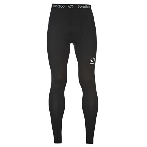 Sondico Core - Mallas de compresión para hombre, color negro, talla M, Negro , medium
