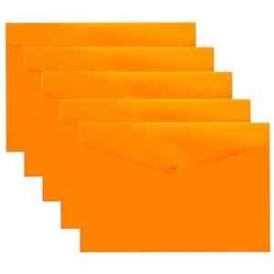 Eco-Eco eco080 Orange Dokumentenmappe 5 Stück