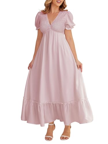 Robe taille empire noire fluide et légère avec manches bouffantes