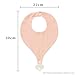 TongTongBBCare Baby Bandana Drool Bibs 2 Pack 100% Organic Cotton for boys girls and unisex, Absorbent Soft with detachable teether(pink)