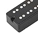 1 Set Bass Pickups, Adjustable 5 String Electric Guitar Humbucker Pickups Set 2 Coils Open Style