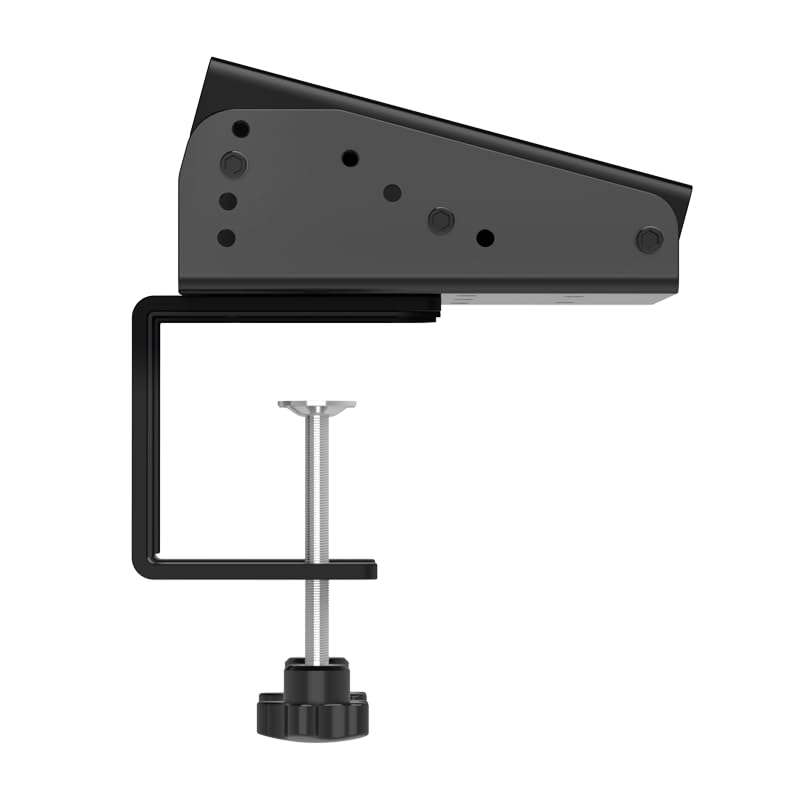 PXN Z9 Steering Wheel Desk Clamp, Adjustable Metal Sim Racing Wheel Mount, Desk & Racing Wheel Stand, Dual Lock, Aluminum Alloy, Compatible with VD4/VD6/VD10, R5/R9/R16/R21, CSL/DD1/DD2, G29/G923