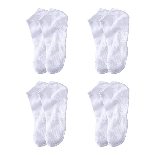 DOOVID Non Slip Grip Socks - Cotton Ankle Socks for Women & Men, Ideal for Yoga, Pilates, Hospital Use3