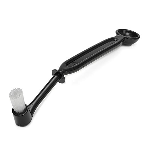 SRBI 22cm Coffee Machine Brush and Spoon Coffee Espresso Machine Group Head Nylon Cleaning Brushes