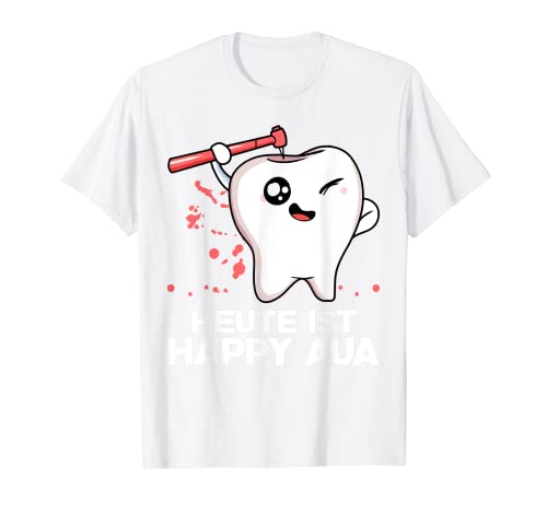 Dentifricio oggi è Happy Aua dentifricio Maglietta