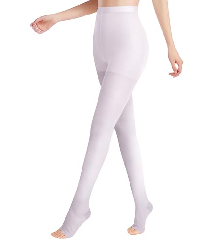 Image of Medical Compression Pantyhose for Women Support Stockings 20-30 mmHg Treatment Swelling, Edema Varicose Veins