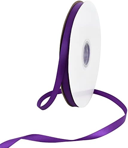 Amazon.com: Ribbli Purple Grosgrain Ribbon, 1/4 inches x Continuous 50 ...