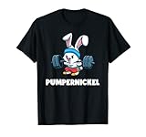 Lustiges Pumpernickel Workout Kaninchen Fitness Gym Geschenk T-Shirt
