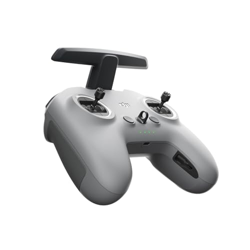 DJI FPV - Fernbedienung kompatibel mit DJI FPV-Drohne, Fernsteuerung der Drohne, Eingebaute Funksteuerung, Steuerungsreichweite bis zu 6km, Bis zu 9 Stunden Nutzungsdauer