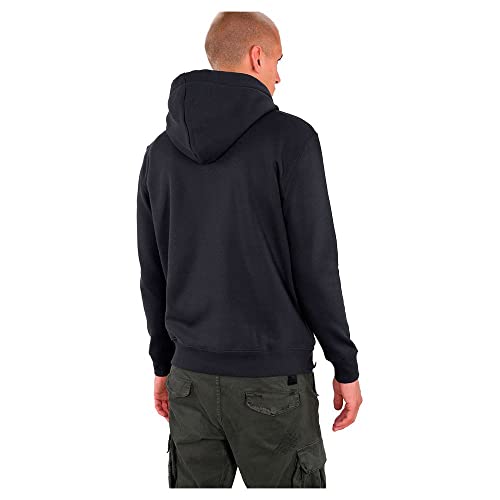 Alpha Industries Herren Basic Hoody Small Logo, Rep.Blue, L – Ansicht 2