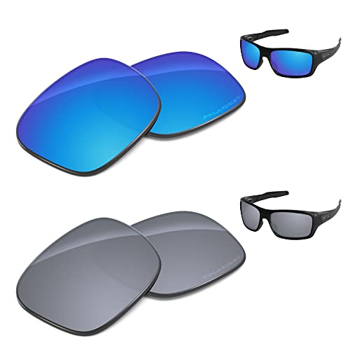 Image of Performance Replacement Lenses Compatible with Oakley Turbine OO9263 Polarized Etched