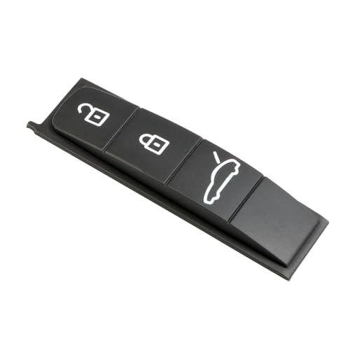 Black Rubber Key Button Cover Compatible with Porsche Panamera 2017-2024