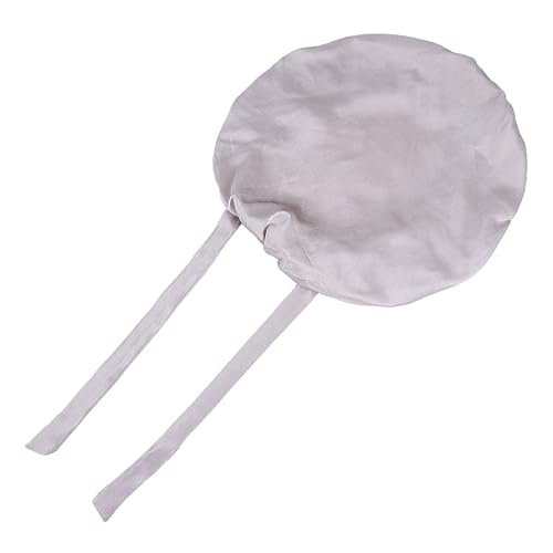 Bonnet de nuit soie véritable femme ajustable léger protège cheveux