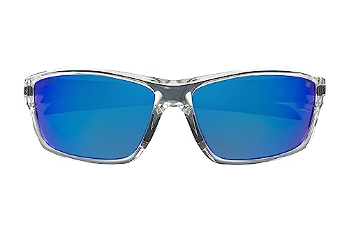 Image of CAT 8020 Men's Polarized Sport Wrap Rectangular Sunglasses, 66 mm, UV400 Protection
