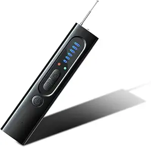 Skypearll Hidden Camera Detector Device- Pocket Sized Anti Spy Camera Detector, Listening Device GPS Tracker Detector, 5 Levels Sensitivity Adjustable 4 Professional Modes