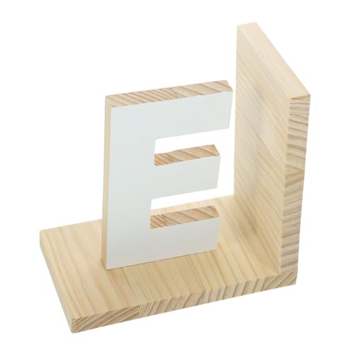 FUNOMOCYA Sujetalibros de Madera Reutilizable con Diseño Elegante Soporte de Escritorio Antideslizante para Organizar Libros y Sala Estudio y Oficina
