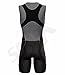 Sparx Men`s Triathlon Suit Tri Race Skinsuit Bike-Swim-Run 3 Pockets Italian Fabric (Gray, Medium)