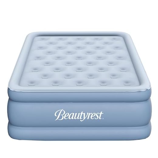 Beautyrest Posture Lux Air Bed Mattress with Express Pump and Raised Edge Support, 15" Full