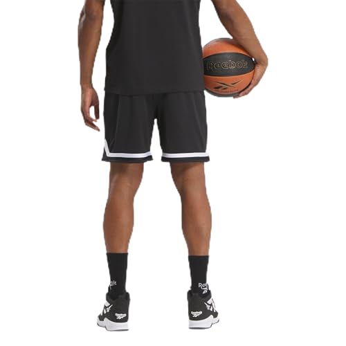 Short Reebok Hoopwear Transition homme vêtement sport respirant et léger noir