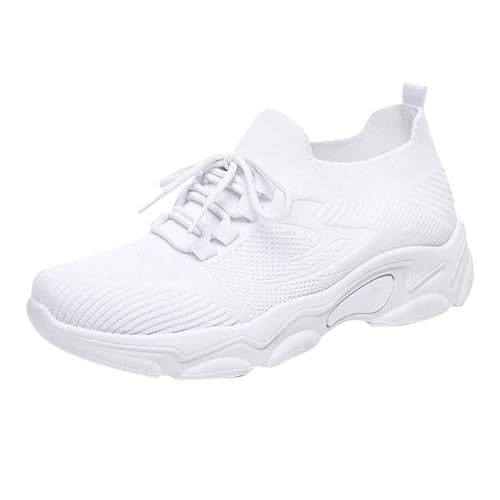 Zapatos de mujer: zapatillas deportivas negras bajas con cordones para pisadas cómodas