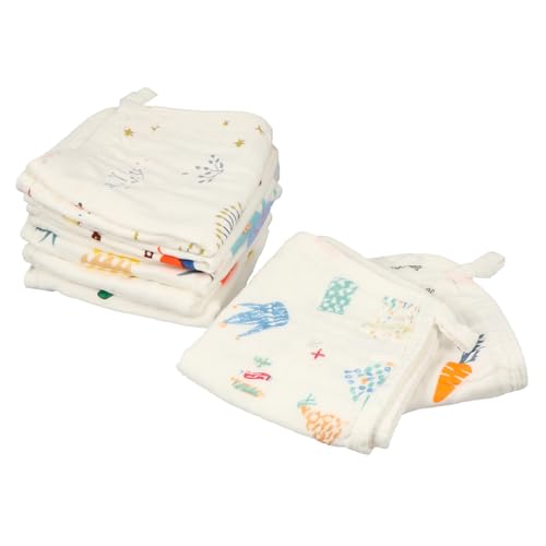 Serviettes bébé coton pur ORFOFE pour la routine du bain et de la toilette