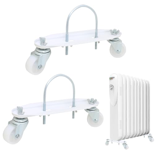 Roues de lanceur pivotantes 360 pour support de radiateur mobile en acier renforcé