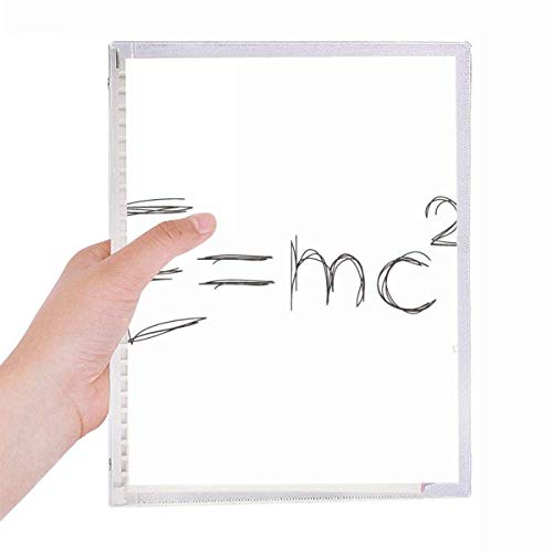 Cahier spirale rechargeable sciences physiques relativité calculus formule