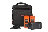 3 bolsas en 1: una bandolera personalizada para Evo II con espacio suficiente para el avión, el mando a distancia, el cargador, la tarjeta de memoria y otros accesorios, así como hasta 5 baterías inteligentes