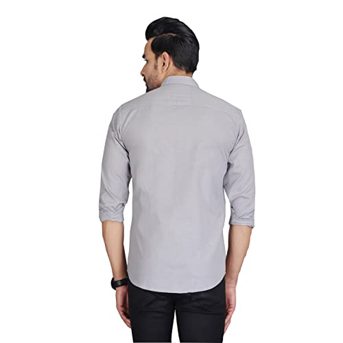 Image of Man Slim Fit Cotton Casual Shirt
