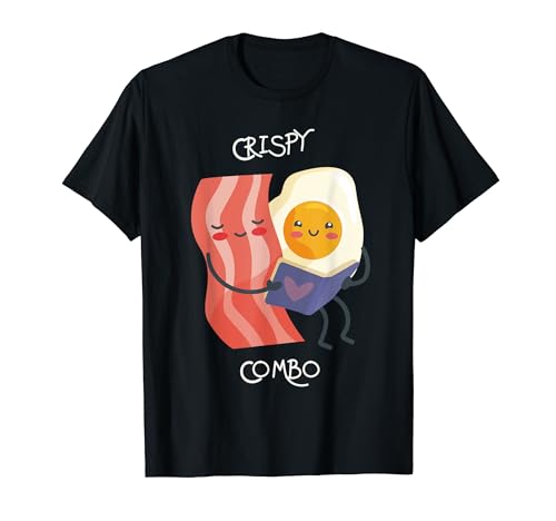 Combo croustillant mignon drôle Bacon & Egg Designs Cadeau T-Shirt