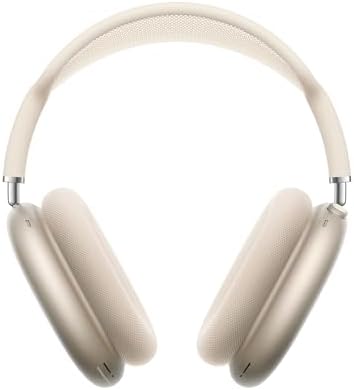 Apple AirPods Max Cuffie wireless over-ear, Cancellazione attiva del rumore di livello pro, Modalità Trasparenza, Audio spaziale personalizzato, Ricarica USB-C, Cuffie Bluetooth per iPhone, Galassia