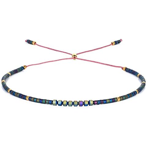 C·QUAN CHI NEW Leopard Miyuki Beads Link Bracelet Friendship Bracelet Colorful Stack Adjustable Bracelet Bangle Charm Jewelry for Women Cover
