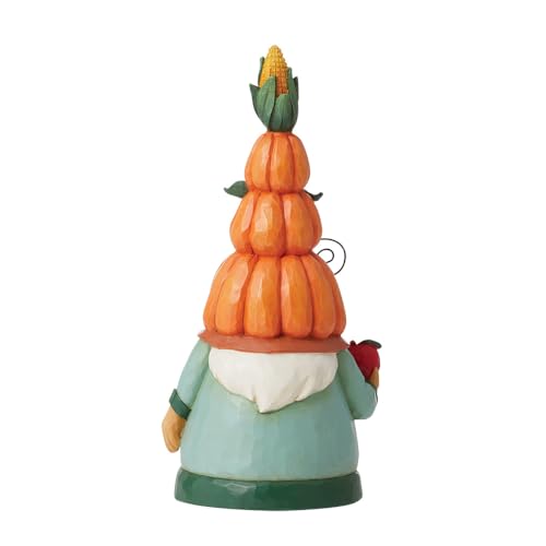 Enesco Jim Shore Heartwood Creek Four Seasons Harvest Pumpkin Hat Gnome Figurine, 6.1 inches - Image 3