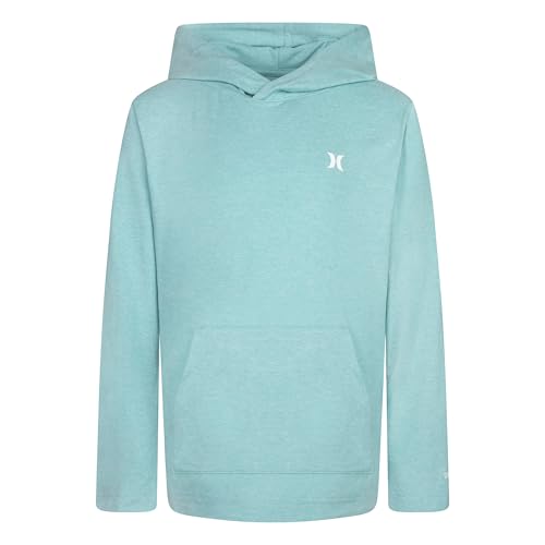 Hurley Boy's Long Sleeve Dri-Fit UPF 50+ Swim Shirt  Black 14 16