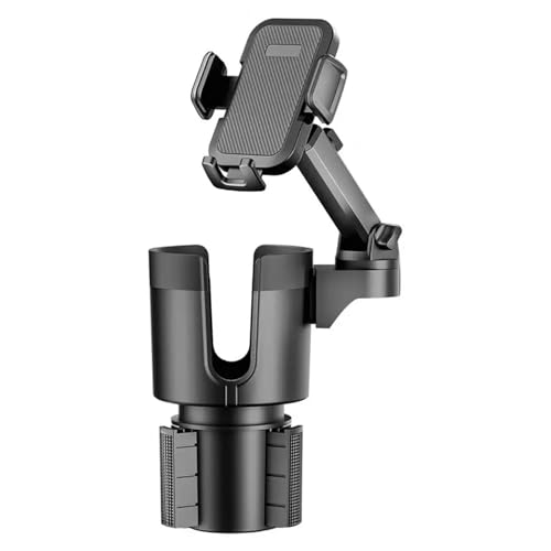 Support téléphone voiture universel rotatif avec grand porte-gobelet intégré