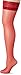 Produktbild Fiore Damen Volta/Obsession Halterlose Strümpfe, 20 DEN, Rot (Red 024), Large (Herstellergröße:4)