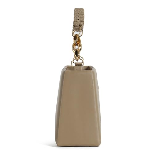 Image of Elegant PU Leather Handbag for Women - Premium Shoulder & Sling Bag with Golden Handle and Logo | Stylish Party, Office & Casual Use Purse
