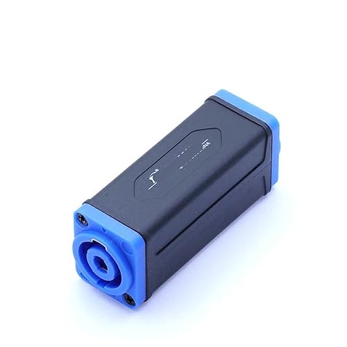Connecteur de haut-parleur 4 broches femelle extension coupleur audio 10 pièces bleu