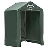 Scotts 4x4x6 FT Pop-Up Outdoor Storage Shed, Portable...