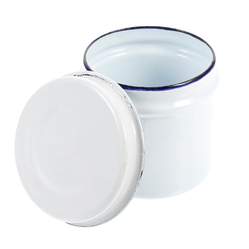 TEMPNAP 瓷製蓋付きアルコール綿保管容器 耐久性のある製 簡潔設計 生物実験用 中高校向け衛生ケース