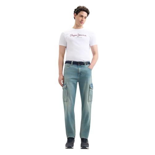 Image of Pepe Jeans Men T-Shirt|Cotton|Slim Fit