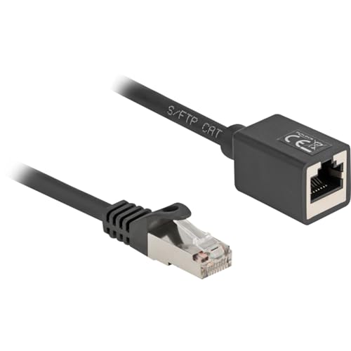 DeLOCK 90309 cavo di rete Nero 2 m Cat6a S/FTP (S-STP)