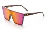 Heat Wave Visual Clarity Ladies Quartz Sunglasses in Rose Gold Polarized