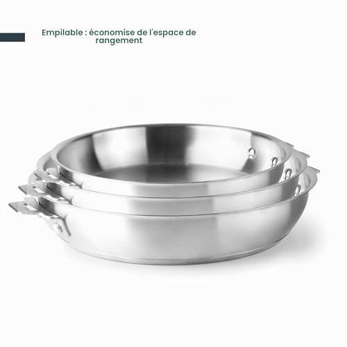 Corps de poêle Lacor Combi en acier inoxydable ø20cm 1L - 7