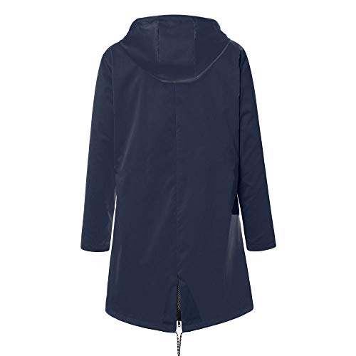Manteau d'hiver chaud pour femme en coton bleu marine idéal pour les sorties quotidiennes